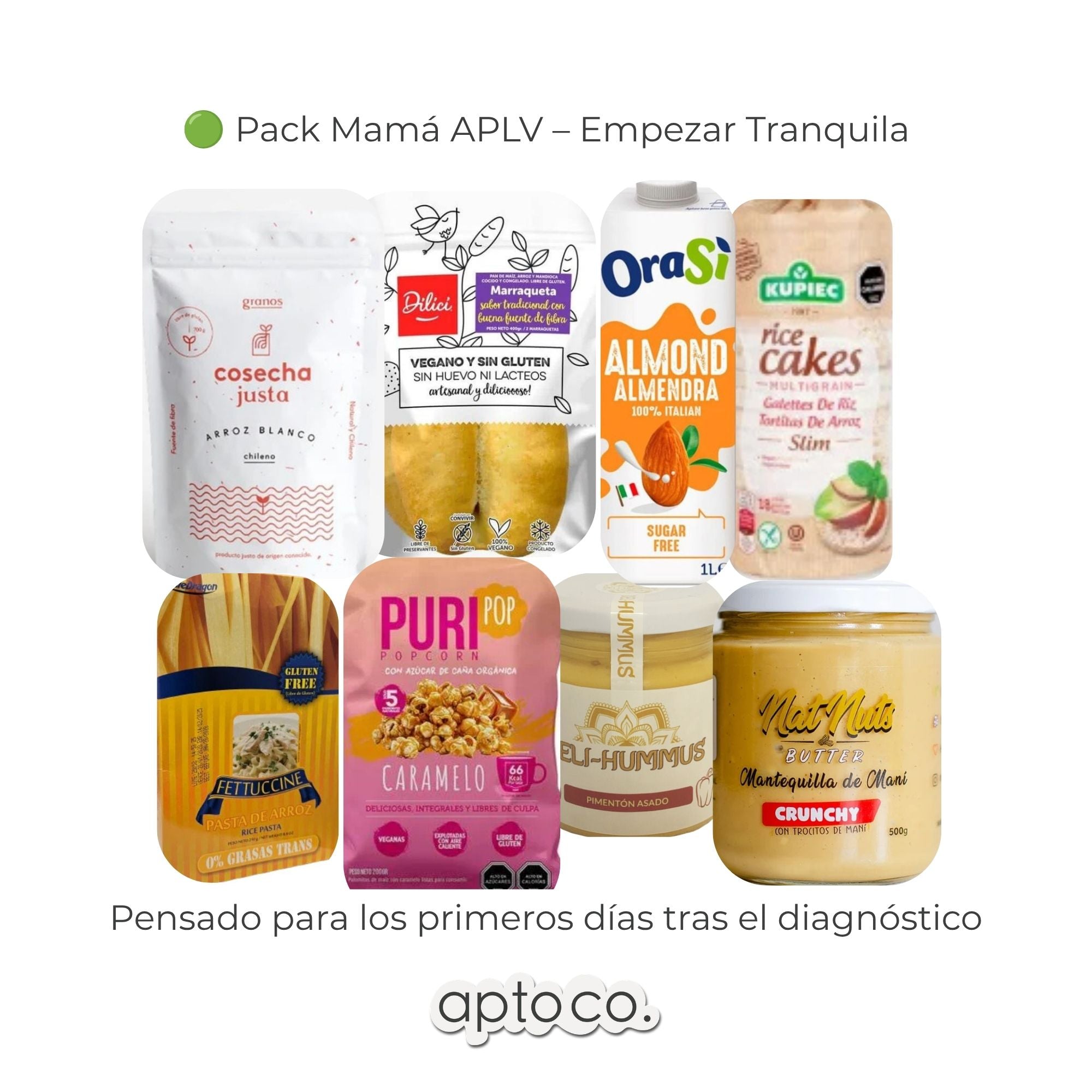 Pack básico dieta sin lácteos – Inicio
