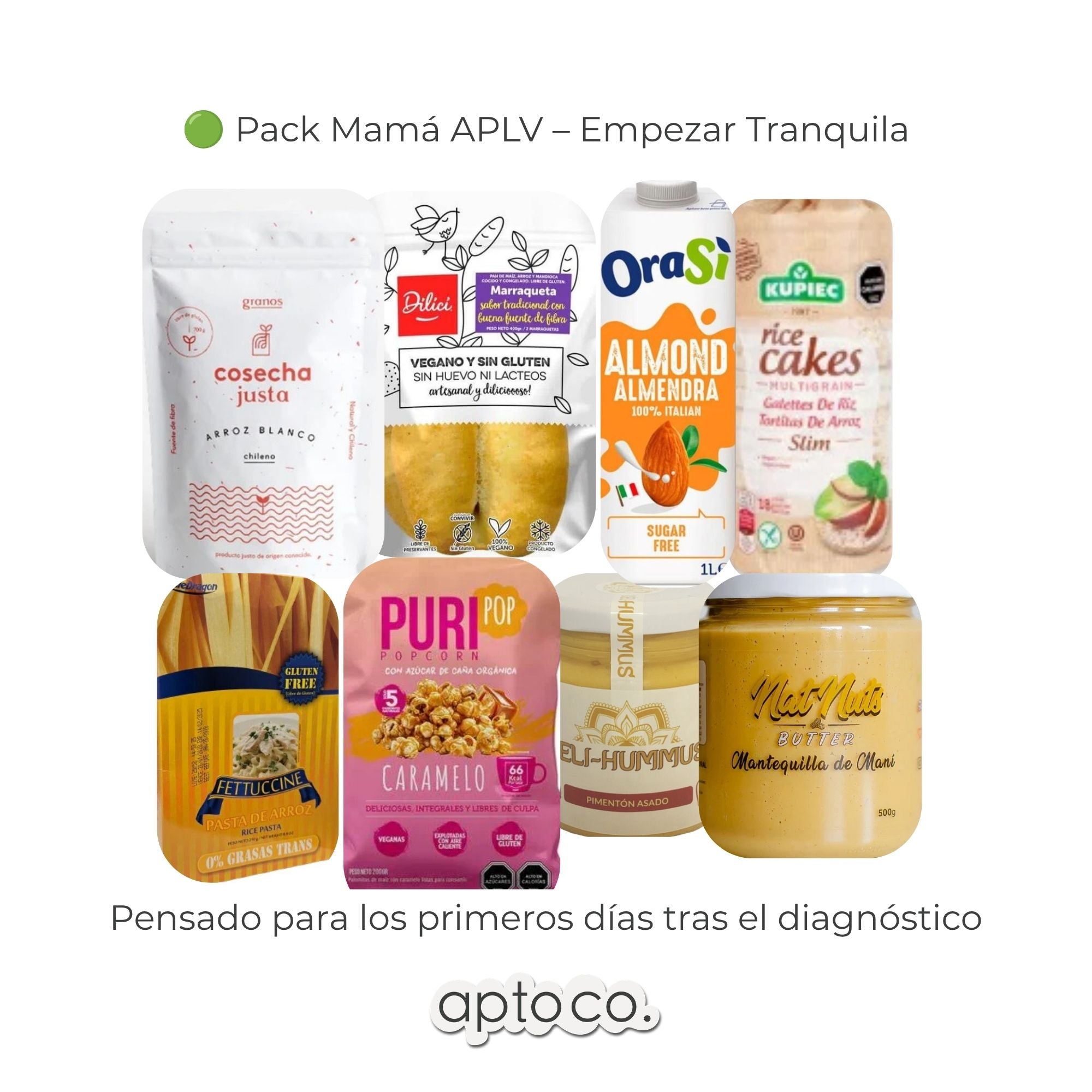 Pack básico dieta sin lácteos – Inicio