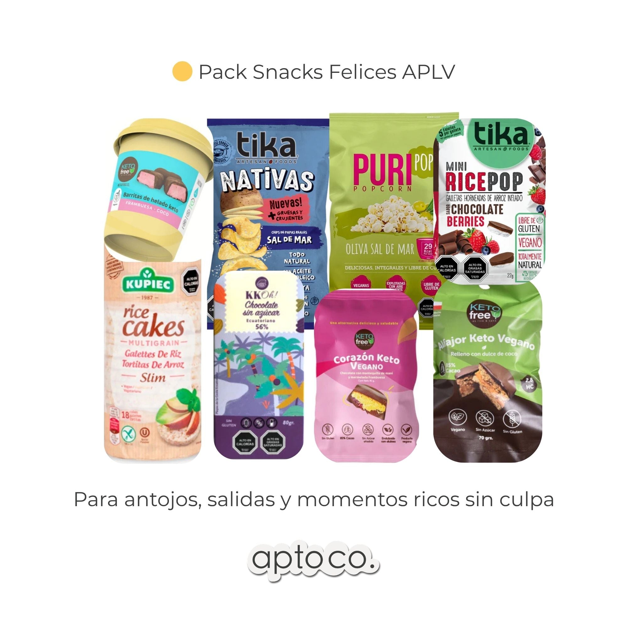 Pack Snacks Felices APLV