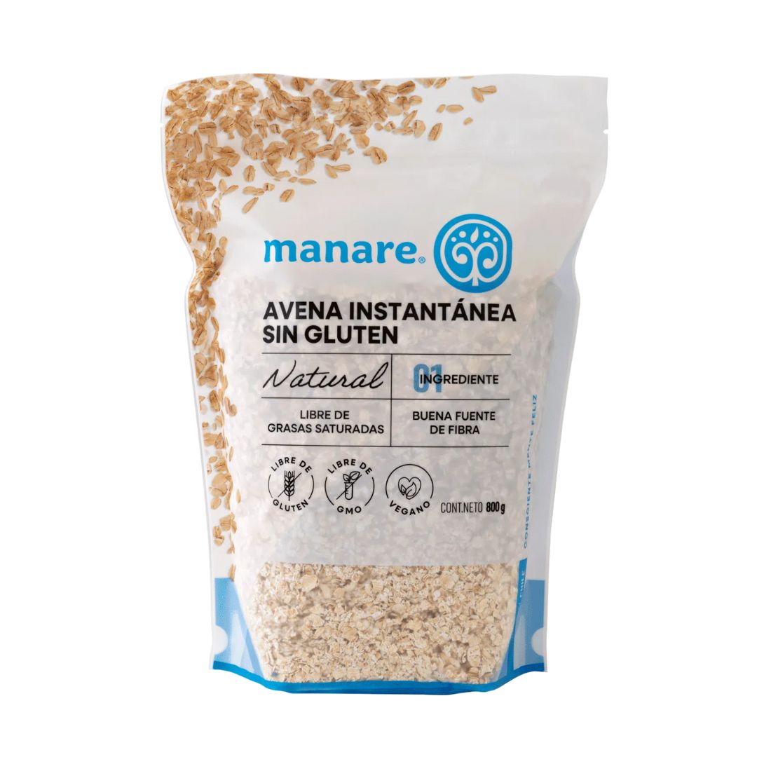 Avena Sin Gluten Instantánea 800 g