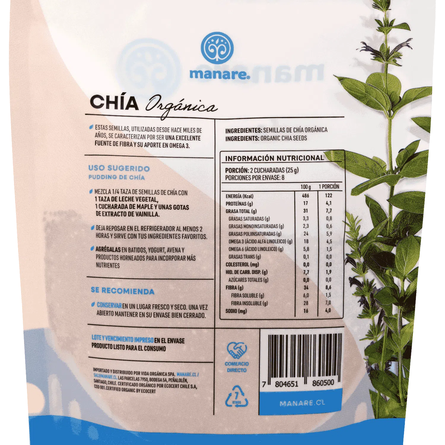 Chia Orgánica 200g