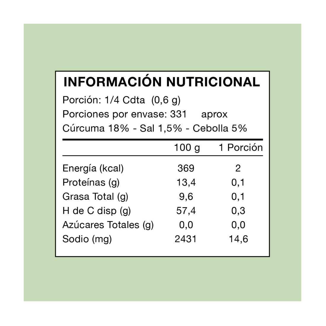 Curry en Polvo 198g