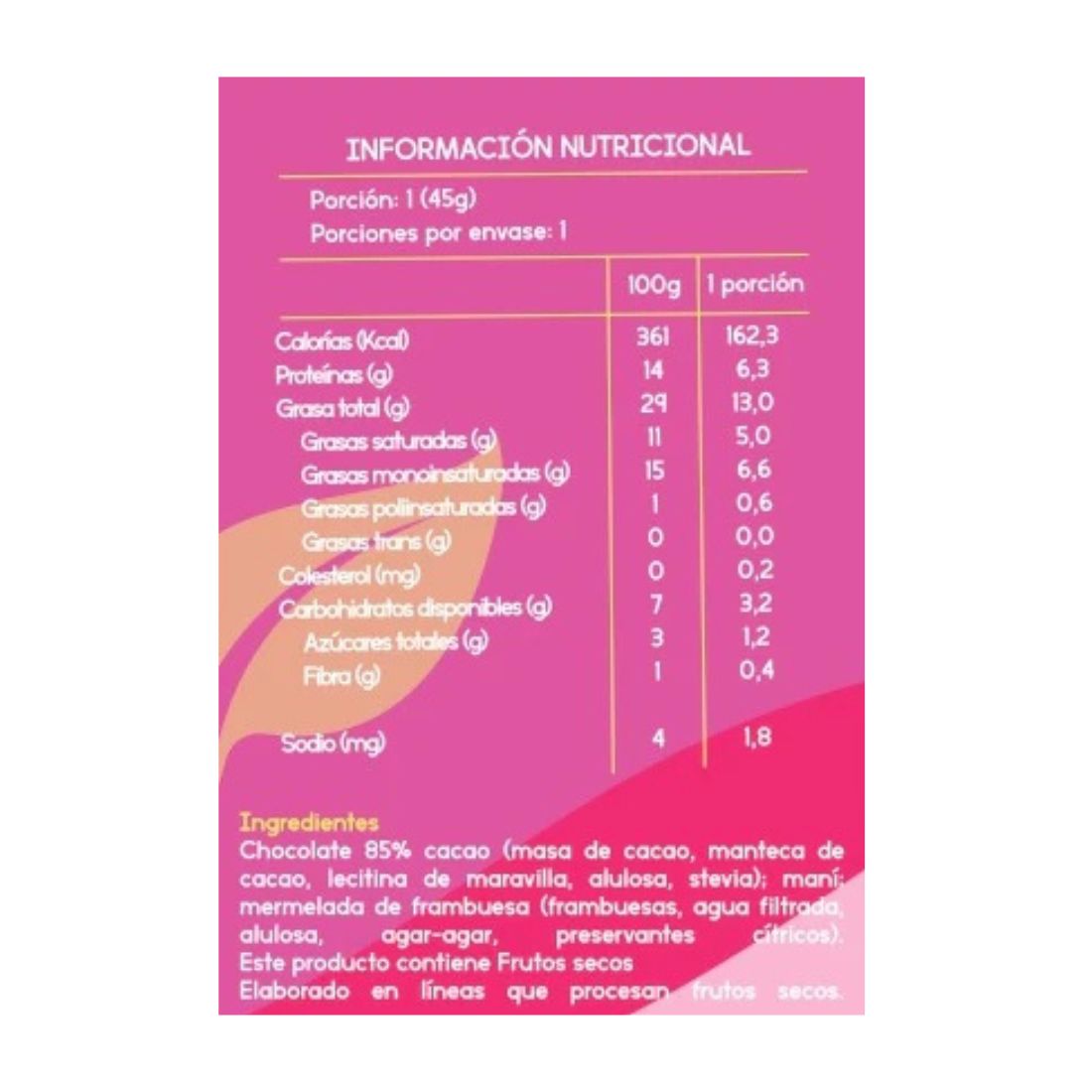 Corazón Keto Vegano 45 g (1 u)