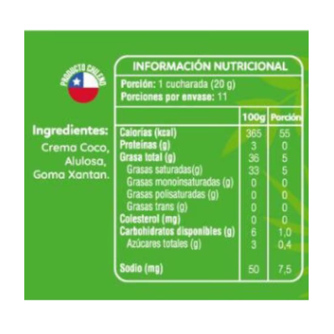 Dulce de coco Keto Vegano 220g