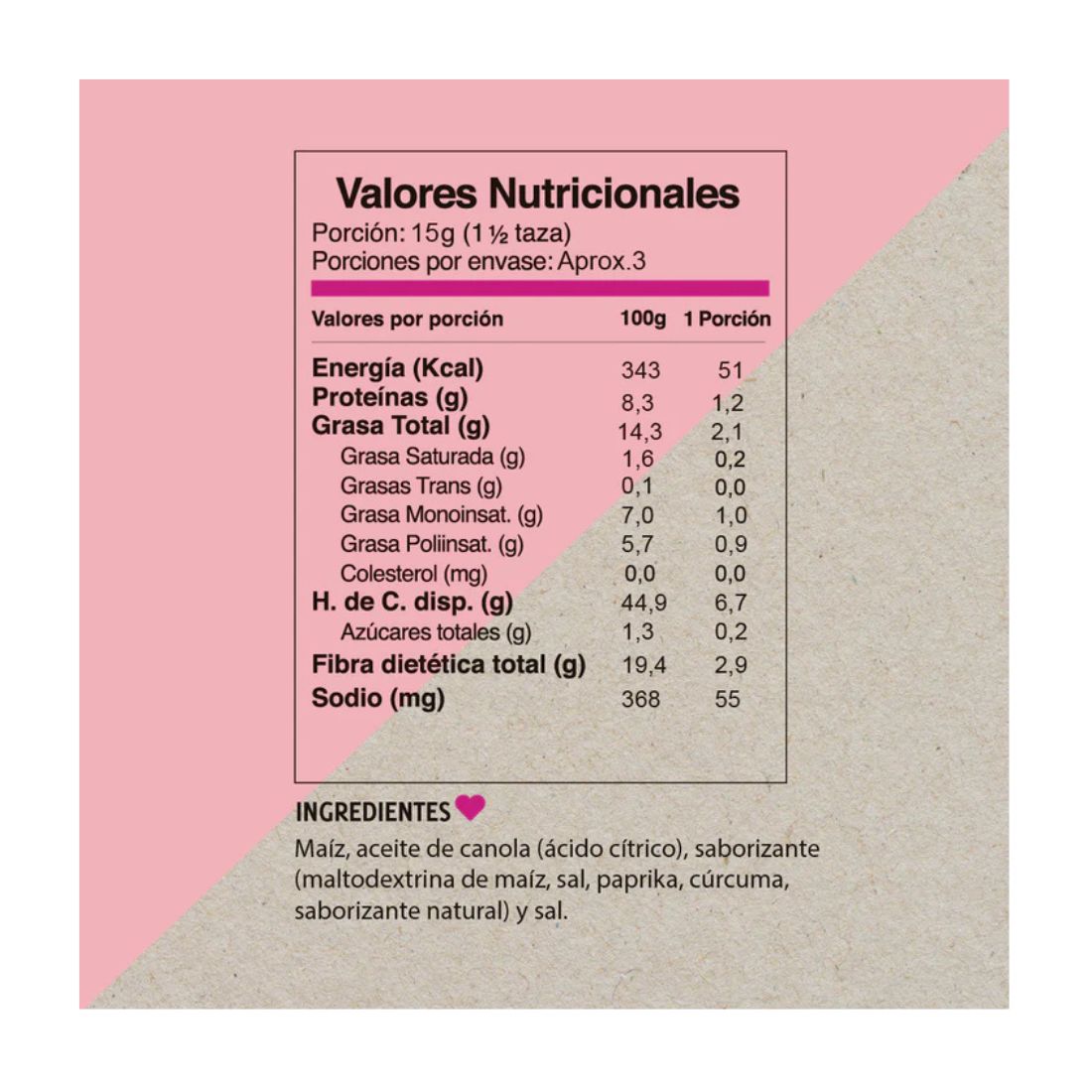 Popcorn Sabor Mantequilla, 40 g
