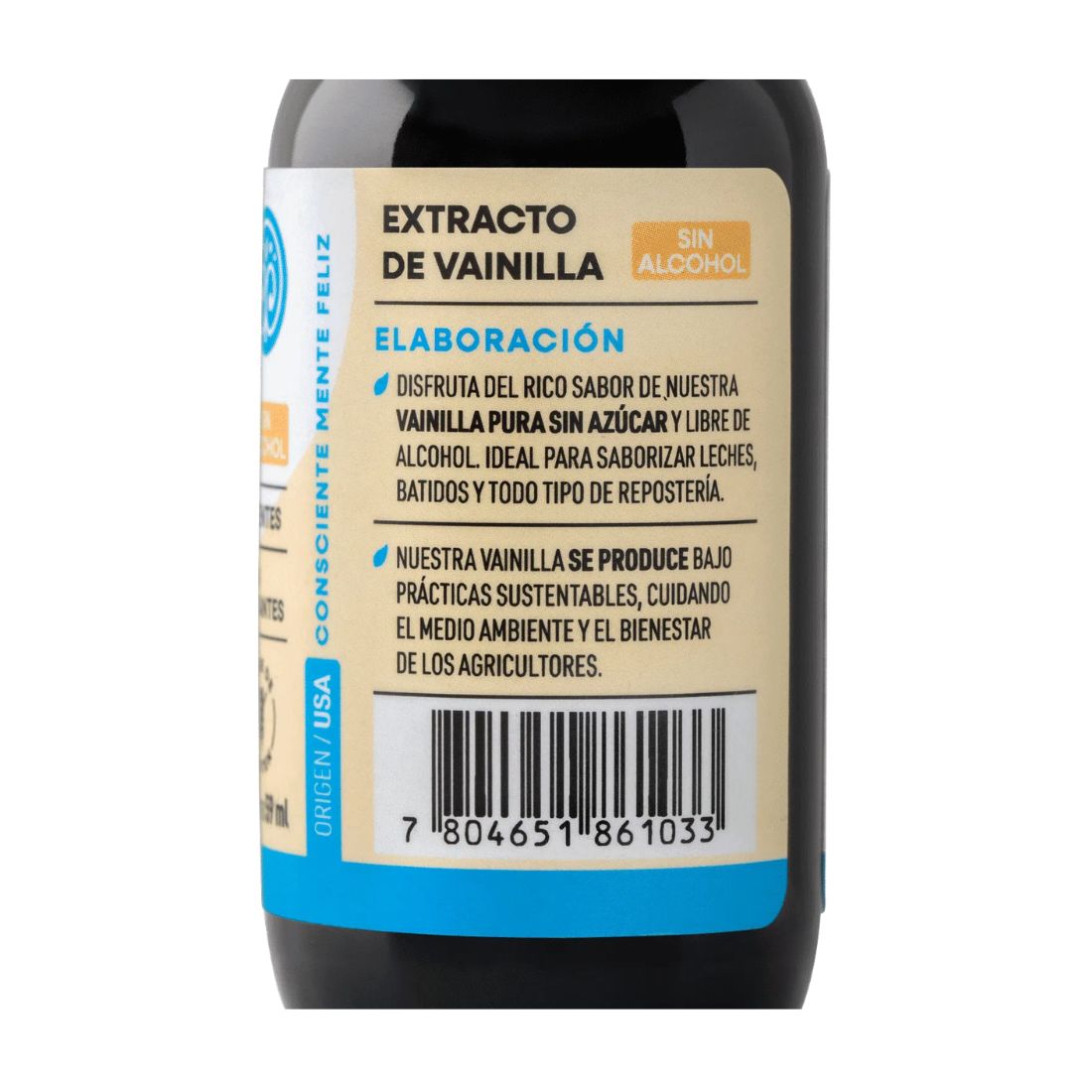 Extracto de vainilla Sin alcohol 59 ml