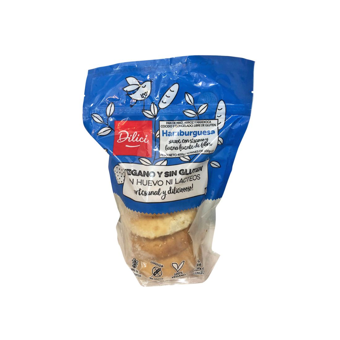 Pan de Hamburguesa Dilici Sésamo 400 g