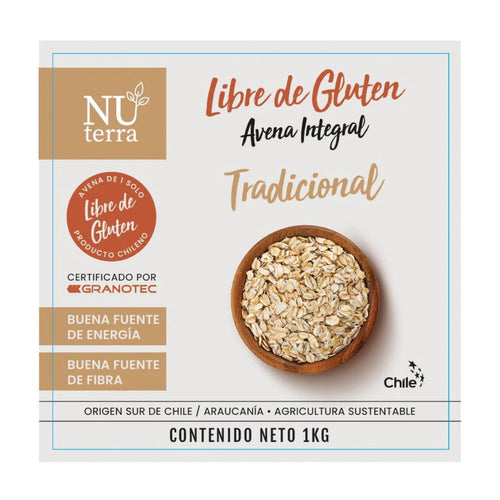 Avena tradicional sin gluten 1 kg