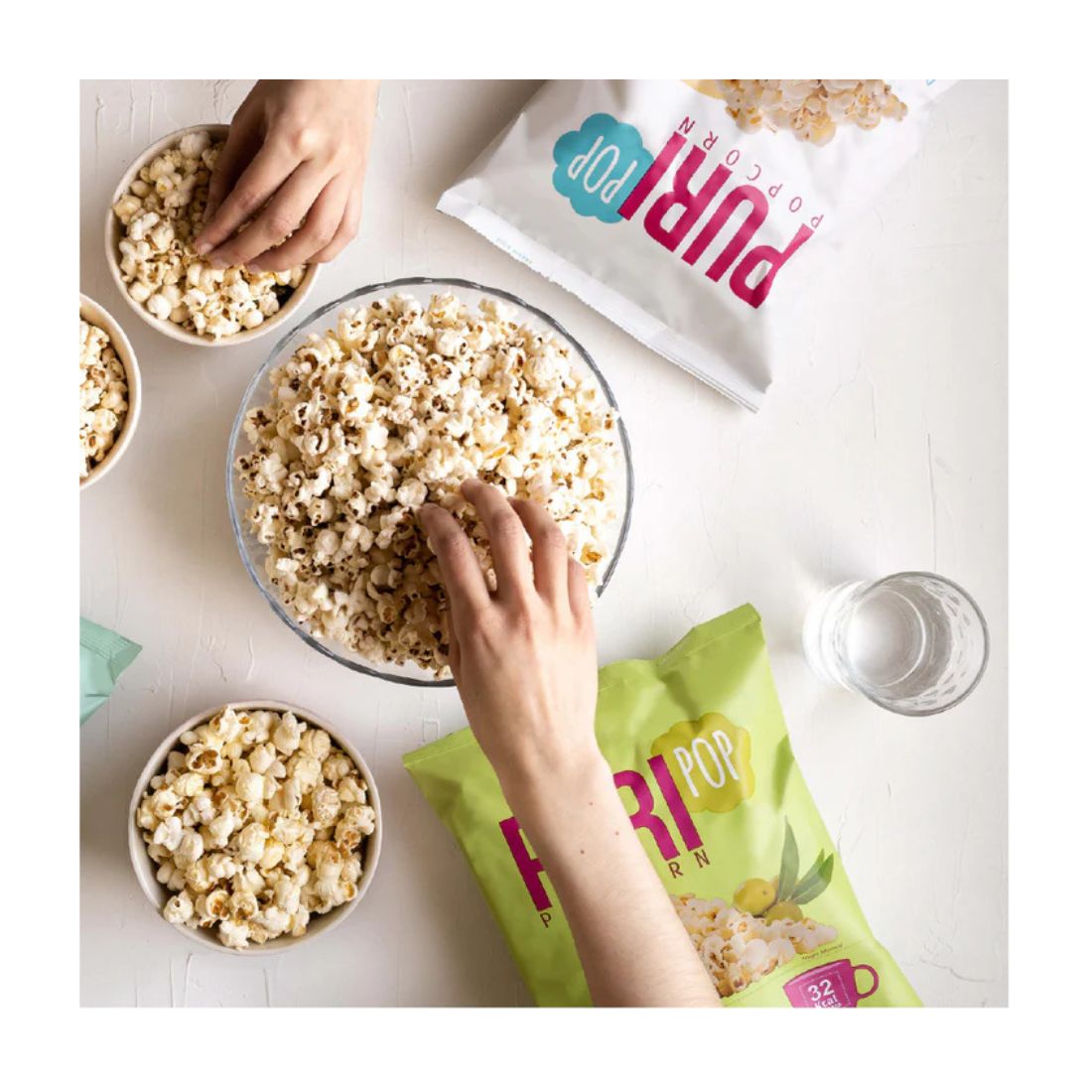 Puripop Popcorn Oliva Sal de Mar Familiar 100gr