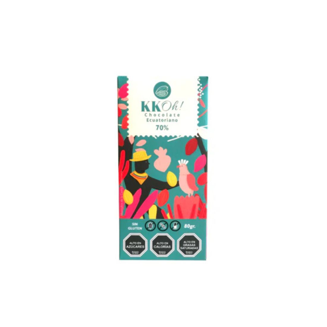 Barra de chocolate amargo 70% - 80 gr