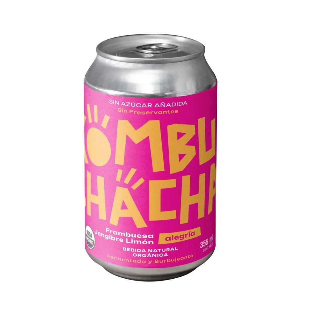 Kombucha Infusión Cero Frambuesa 355 cc