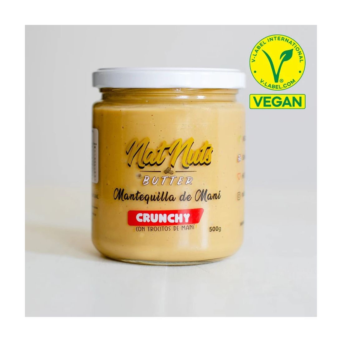Mantequilla de mani CRUNCHY 500gr