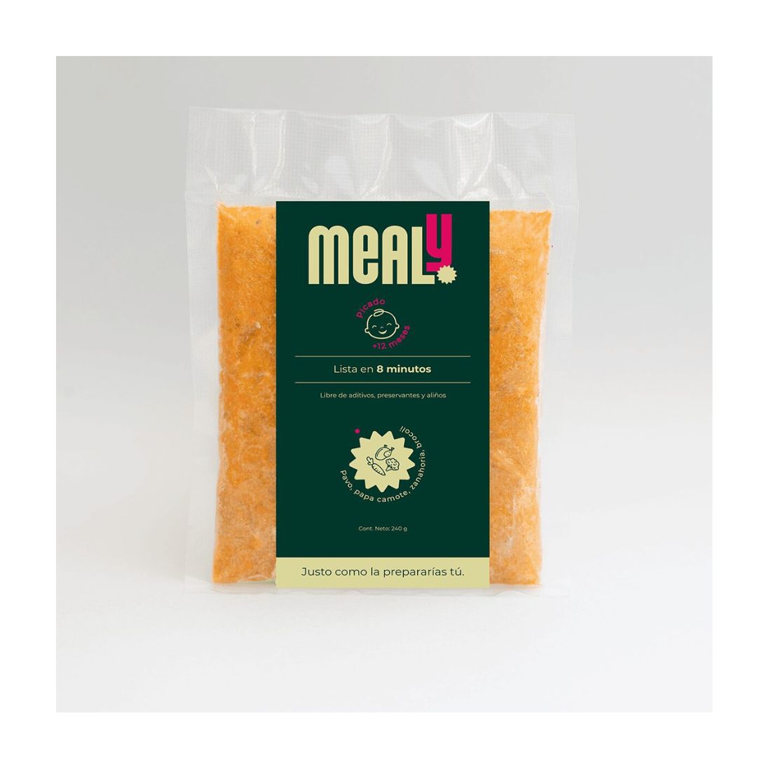 Picado de Pavo congelado para bebés | Natural, Sin sal, 240gr