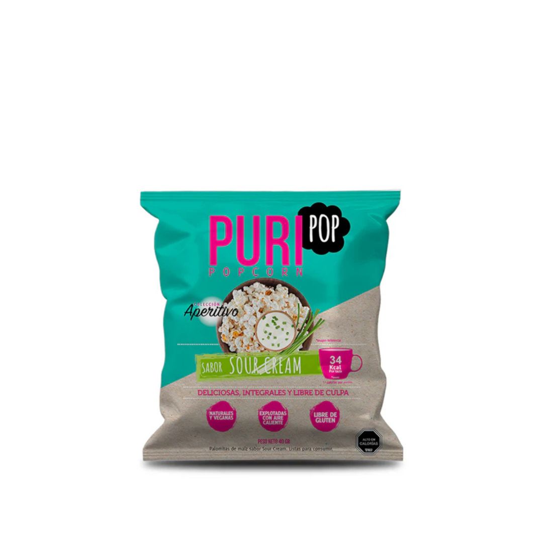 Popcorn Sabor Sour Cream, 40 g