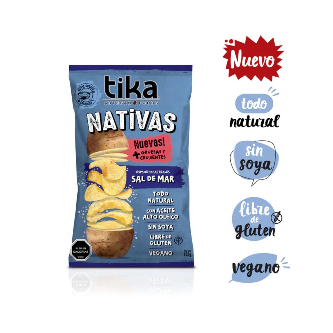 Chips Nativas Sal de Mar 150 g