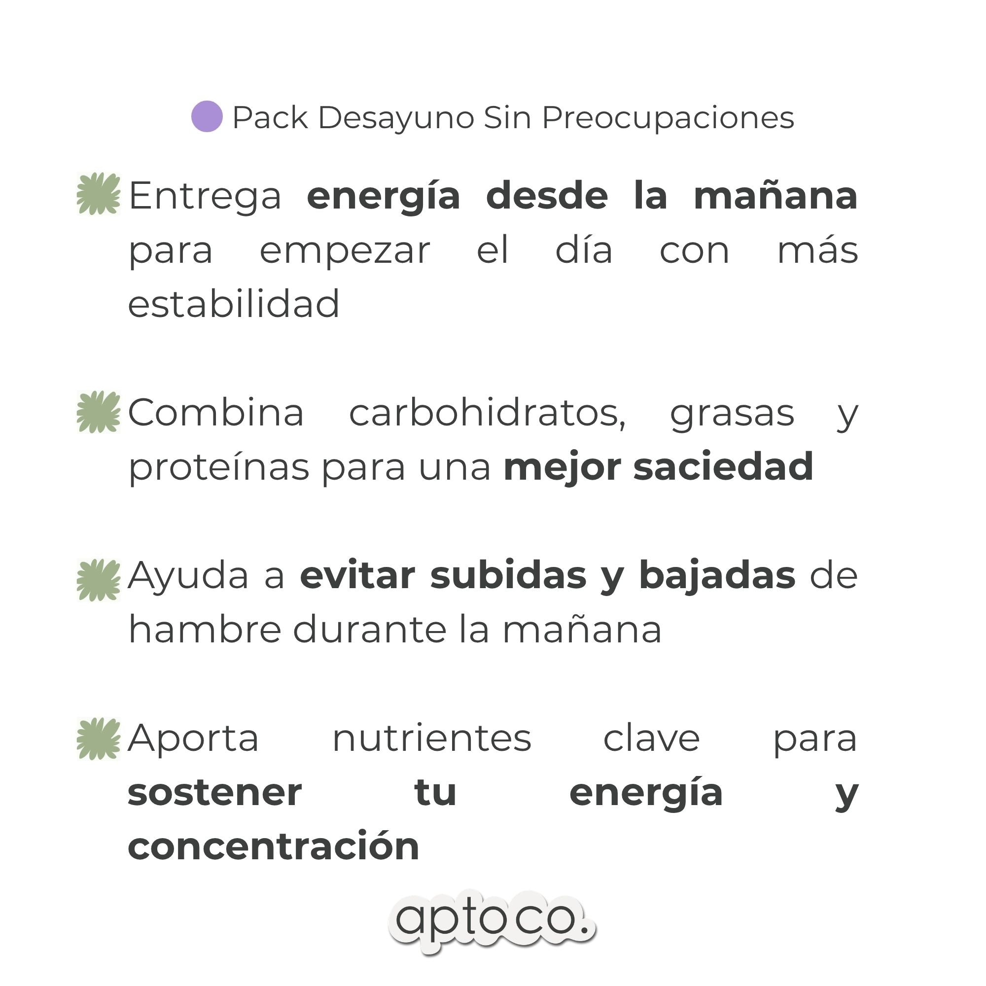 Pack Desayuno Sin Preocupaciones