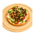 Pizza individual con tomate, champiñon y pimiento (1u)